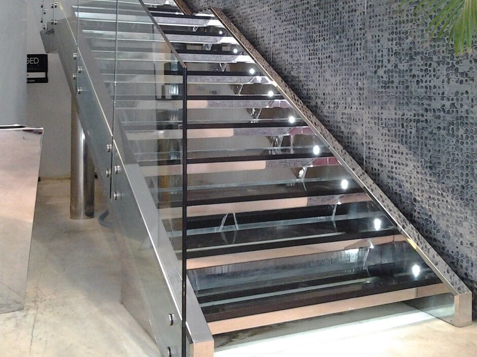 Лестница из металла и стекла Crestani 2000 AQUA ARCH-00069738