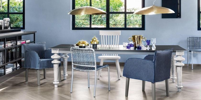 Gervasoni Стул с обивкой и подлокотниками Next / spin sun-id-1370842 - Вид №1