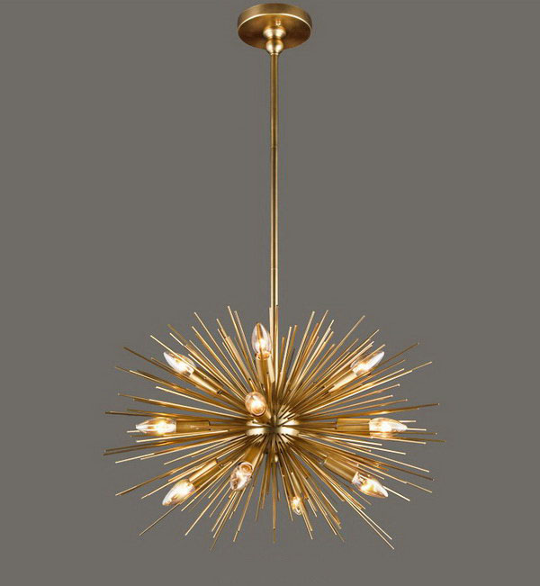 Люстра CL8612-88 gold от Delight Collection золото DELIGHT ДИЗАЙНЕРСКИЕ, ШАР 247070 Золотой  - Вид №2