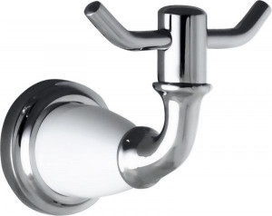 H9900/09DCR Sanibano Zafiro, крючок двойной, цвет хром