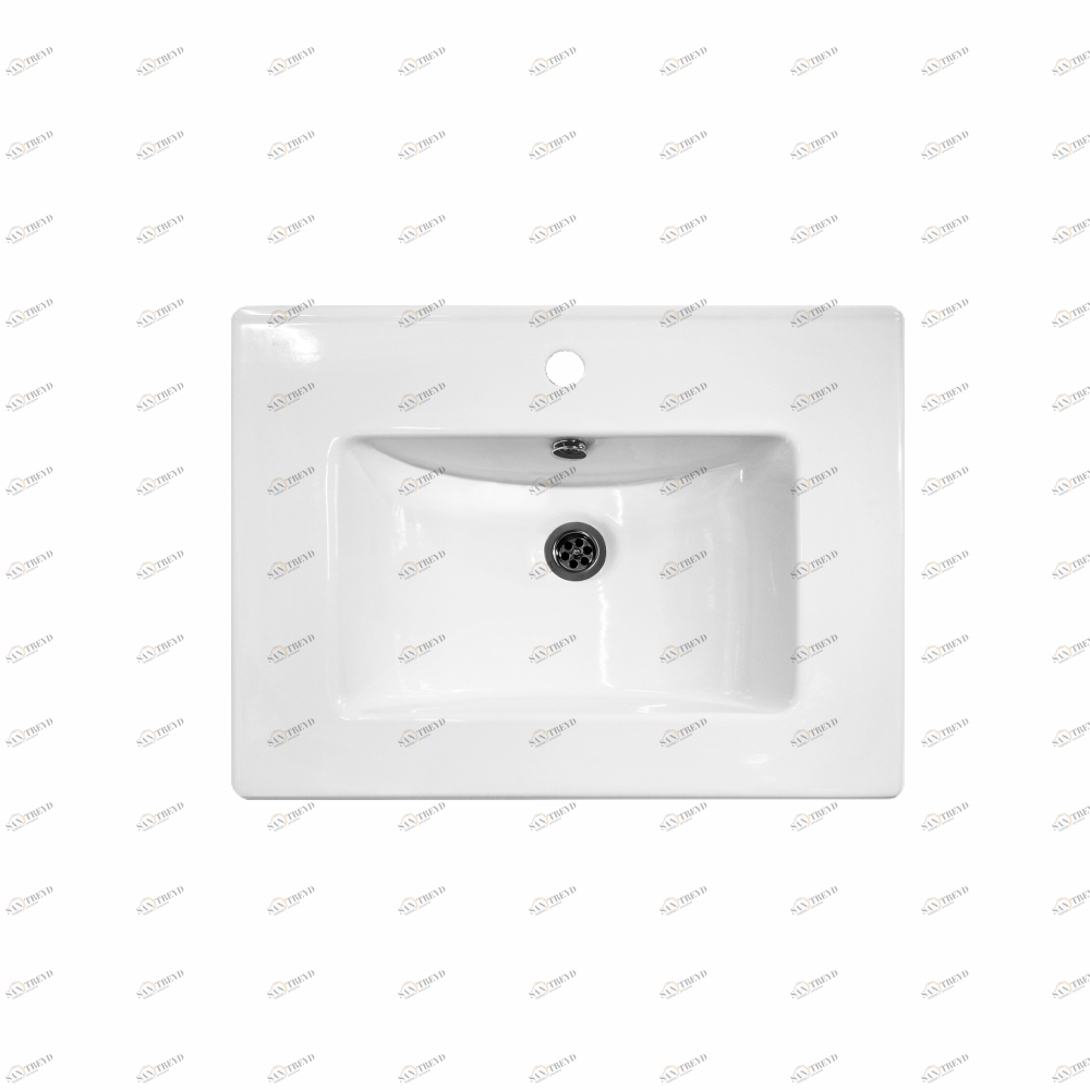 QDR60SLWB01 Подвесная раковина настенная овальная BATi BALi  белая 