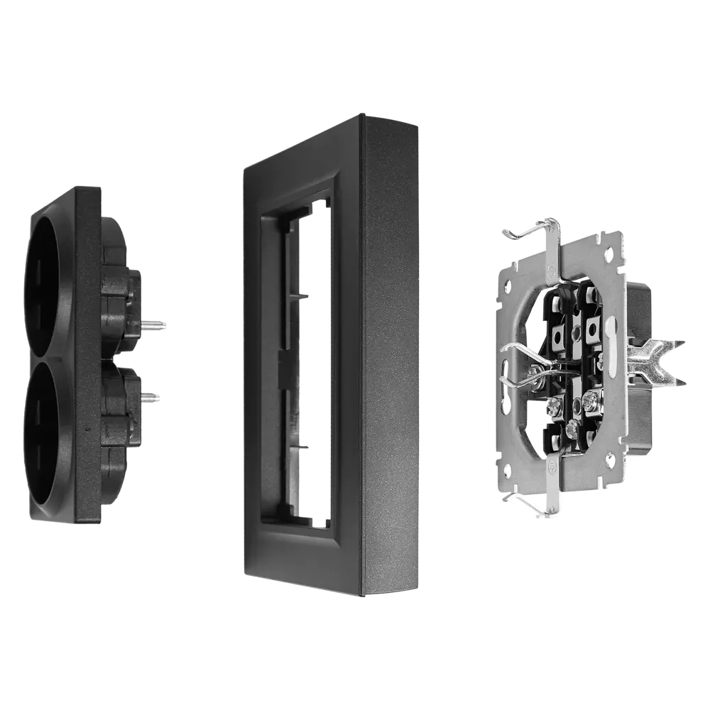 IEK Brite: Двойная розетка с защитными шторками и заземлением 87761572 STLM-1109043 - Вид №4