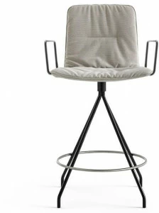 Viccarbe Табурет из ткани с подставкой для ног Klip