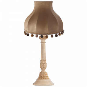 32022,34074 Настольная лампа Колонна Испанская Айвори Классика Поталь BOGACHO