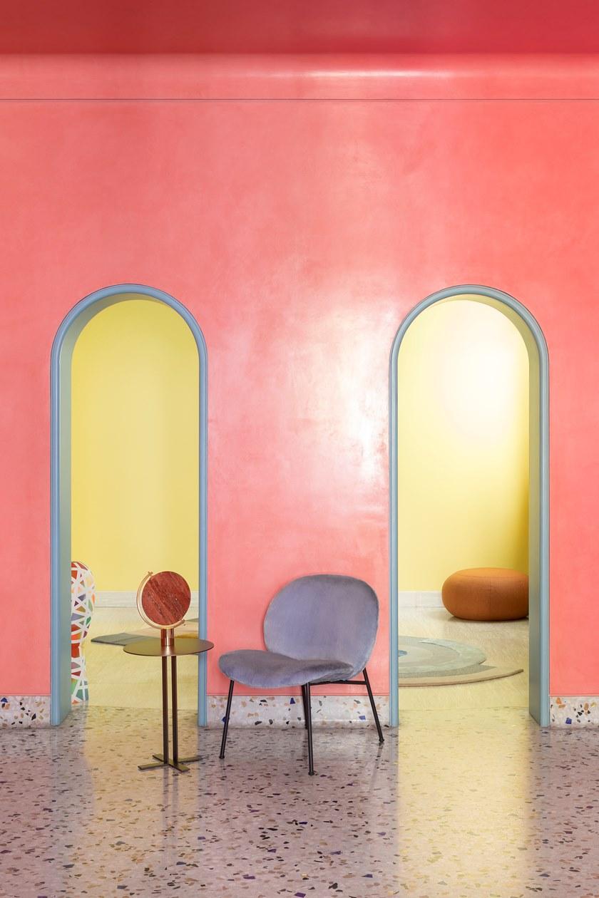 Saba Italia Кресло со съемным чехлом из ткани Ola sun-id-1358835 - Вид №1