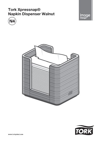 27300238 Диспенсер для салфеток Xpressnap® - деревянный Tork  - Вид №4