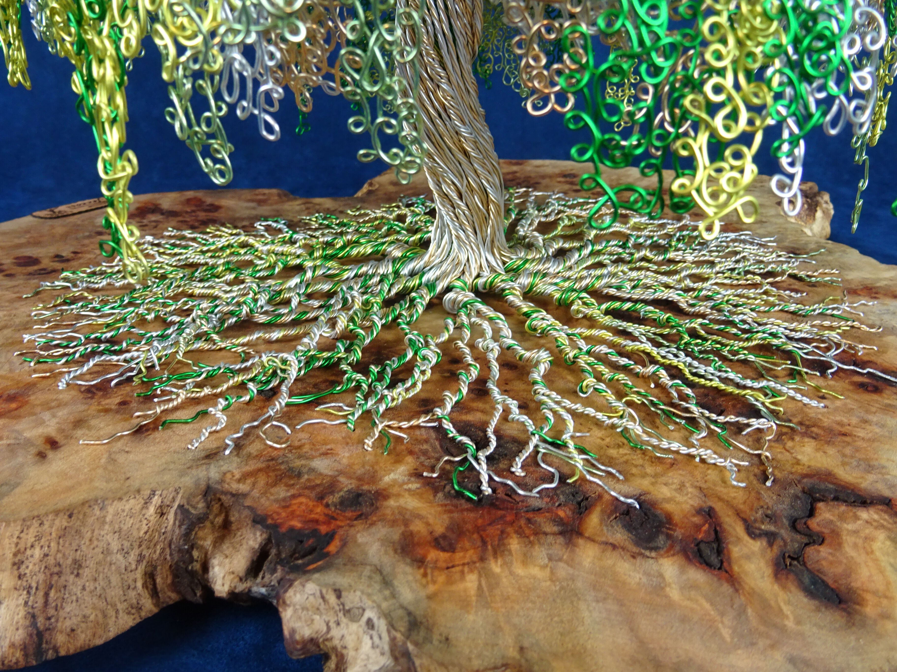 Скульптура из алюминия и дерева Mosche Bianche Zen Bonsai ARCH-00045154 - Вид №2