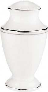 10558411 Lenox Набор солонка и перечница Lenox "Федеральный,платиновый кант" 9,5см Фарфор костяной