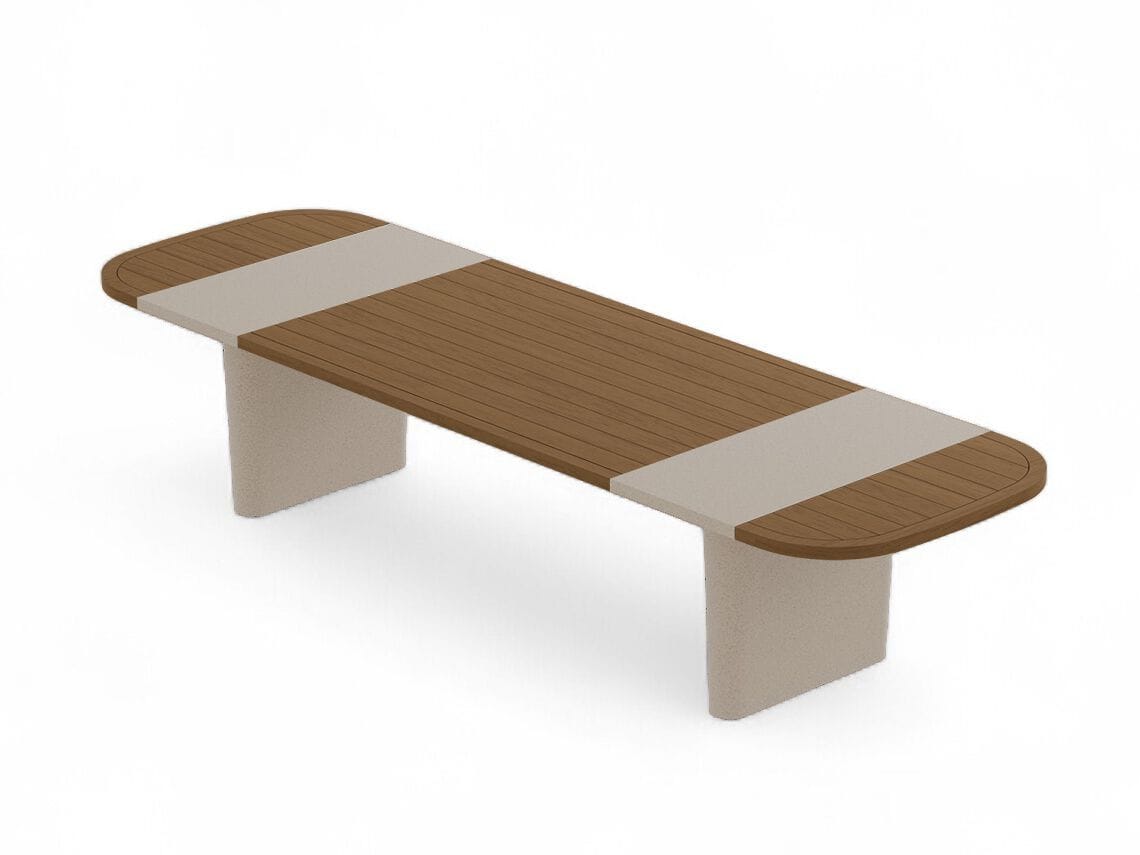 Прямоугольный садовый стол из тикового дерева YAAZ Semt ARCH-00089971