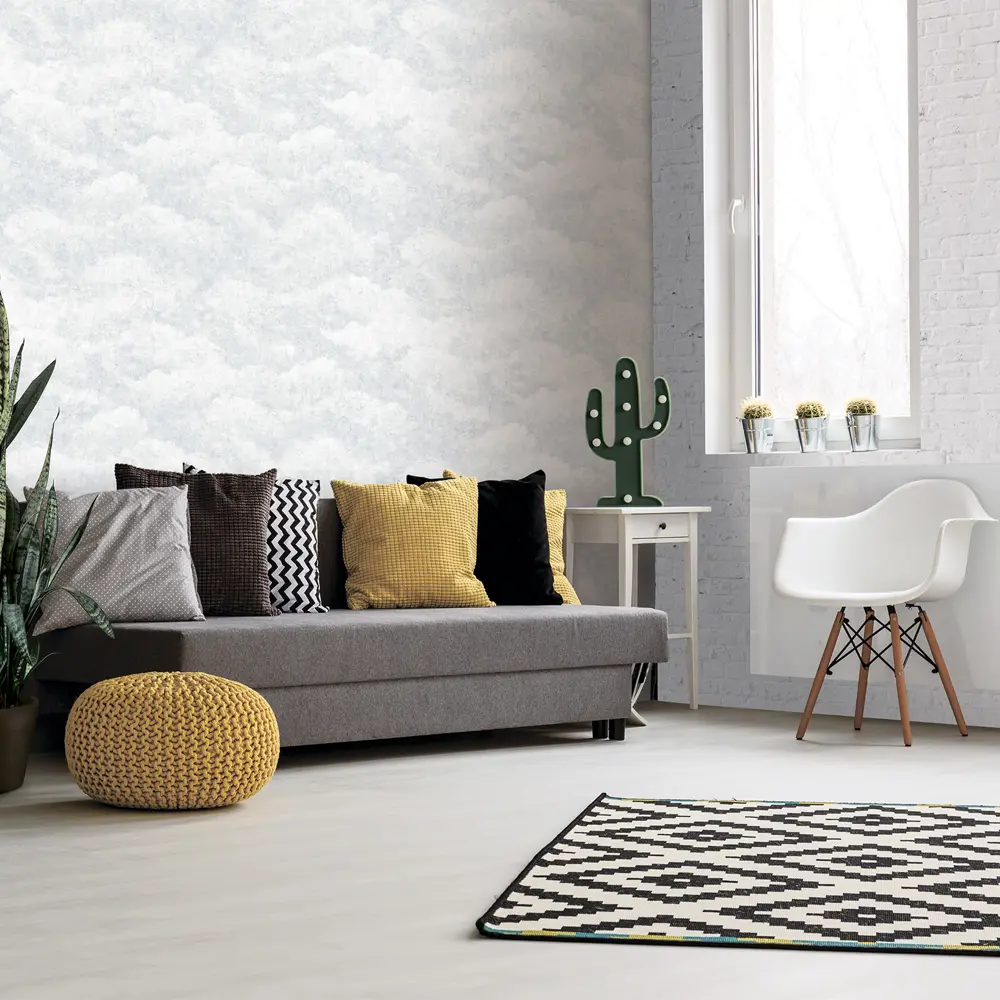 Обои флизелиновые «Куба» серые 1.0 м 210230-05 82774423 STLM-2190385 OVK DESIGN - Вид №3