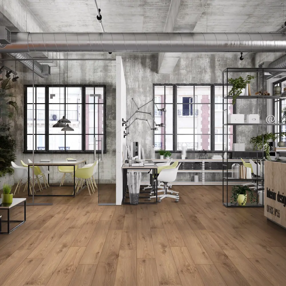 JUTEKS Полукоммерческий линолеум «Парадокс Дуб Европейский» с эффектом дерева 14225112 STLM-0891446