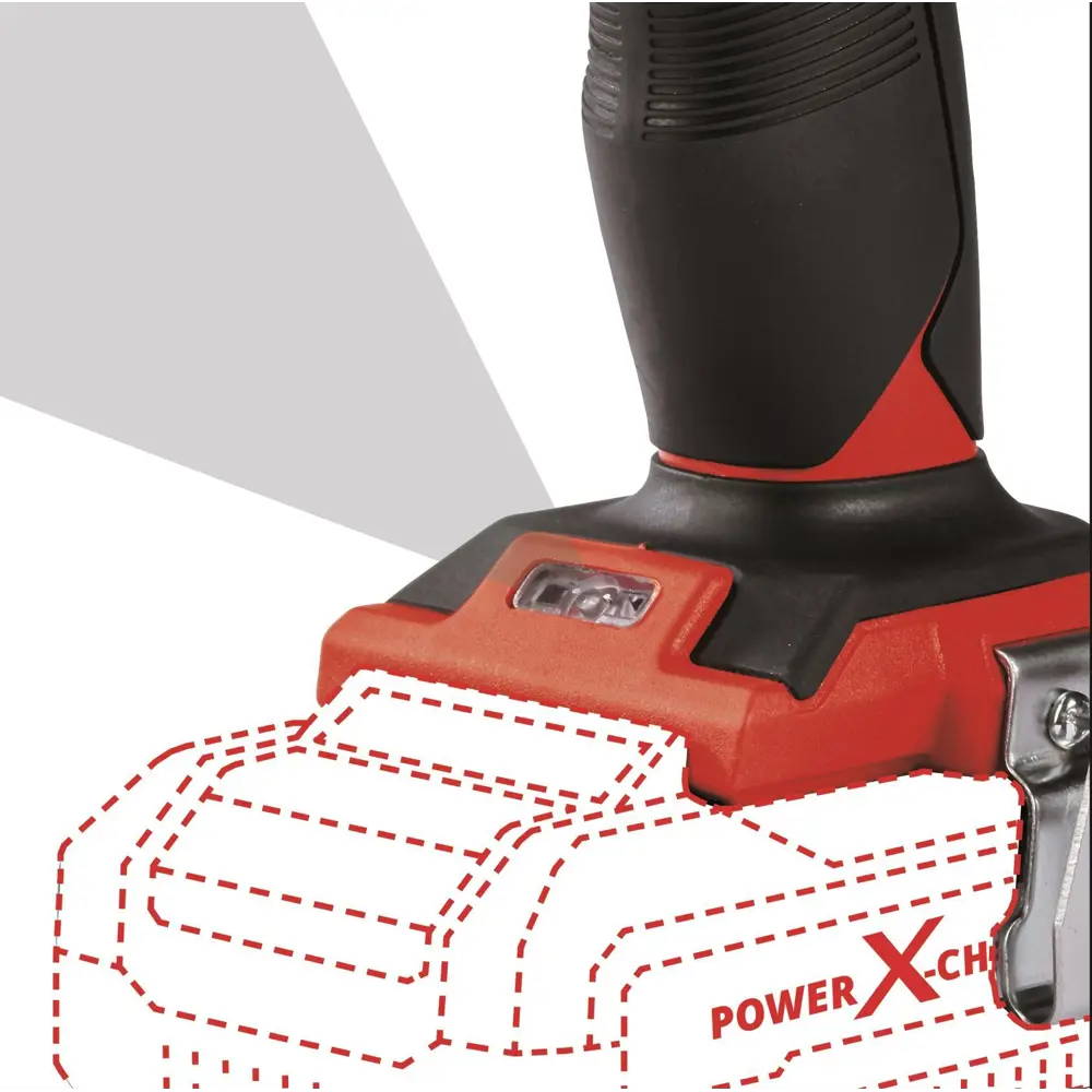 Дрель-шуруповерт аккумуляторная ударная Einhell TE-CD 18/48 Li-i-Solo, 18 В Li-ion, без АКБ и ЗУ STLM-2081307 - Вид №4