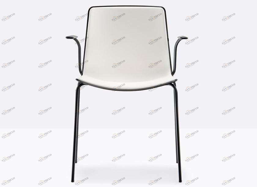 Pedrali Штабелируемый пластиковый стул для ресторана с подлокотниками Tweet sun-id-1386547