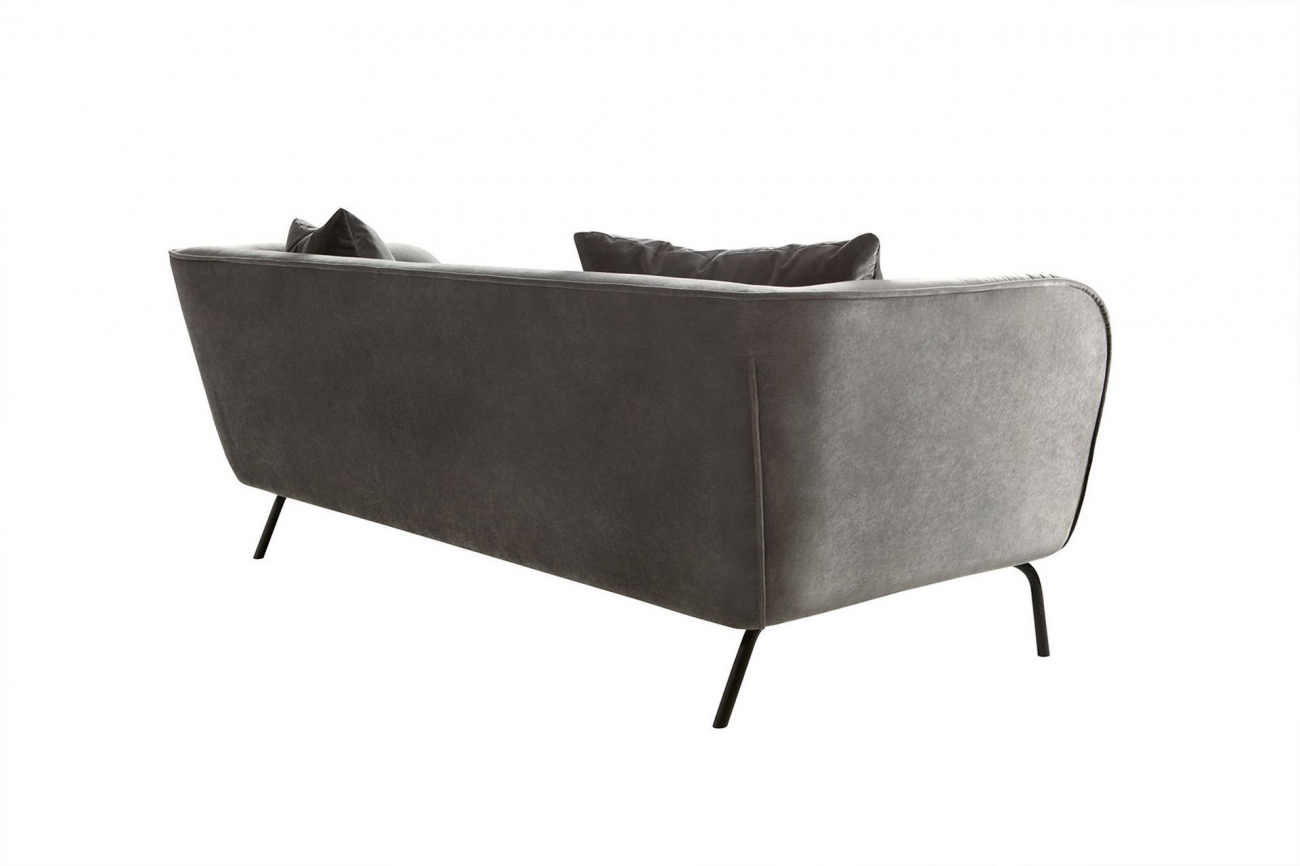 Диван Selma прямой темно-серый с подушками SITS SELMA 192336 Серый  - Вид №7