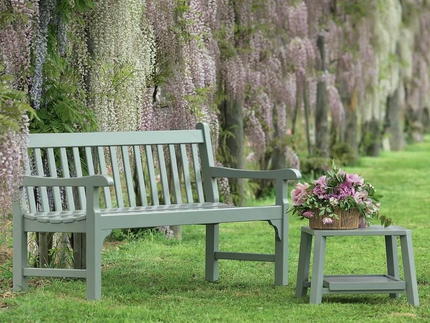 Ethimo Деревянная садовая скамейка с подлокотниками Notting hill Nhdm0500 - Вид №6