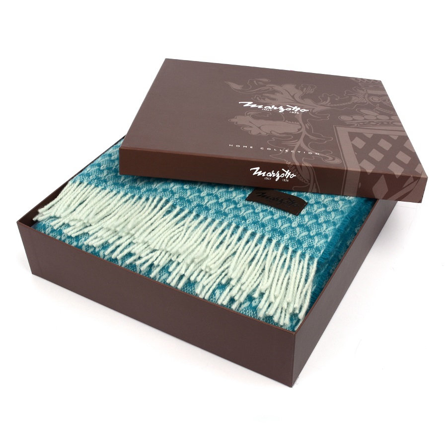 Плед Brias Triangle, 130х180 см, изумрудный MARZOTTO BRIASTRIANGLE1510 - Вид №2