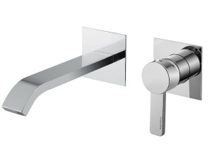 Смеситель для раковины из хромированной латуни