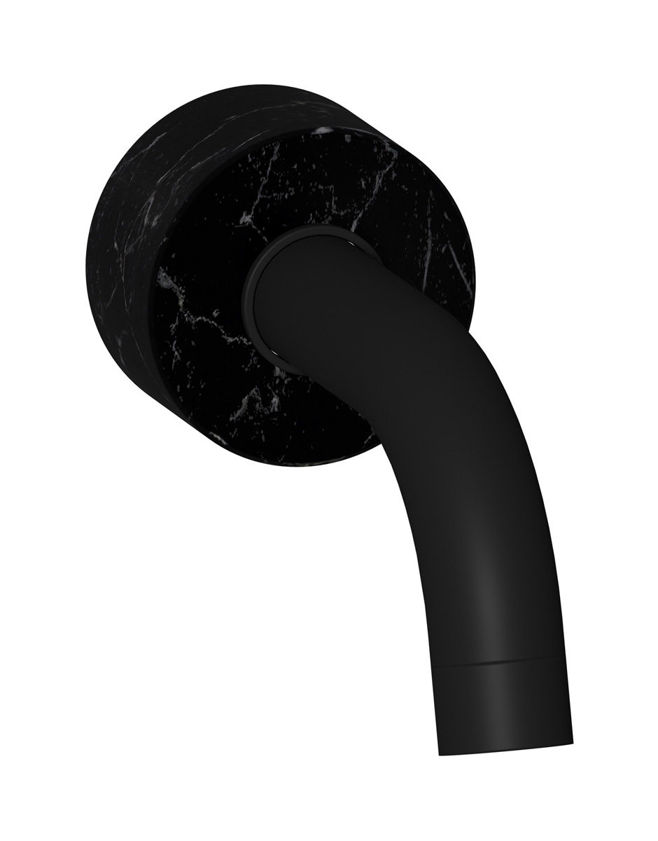 Настенный излив WE ARE IB mr320np_2 Matt Black Marmo