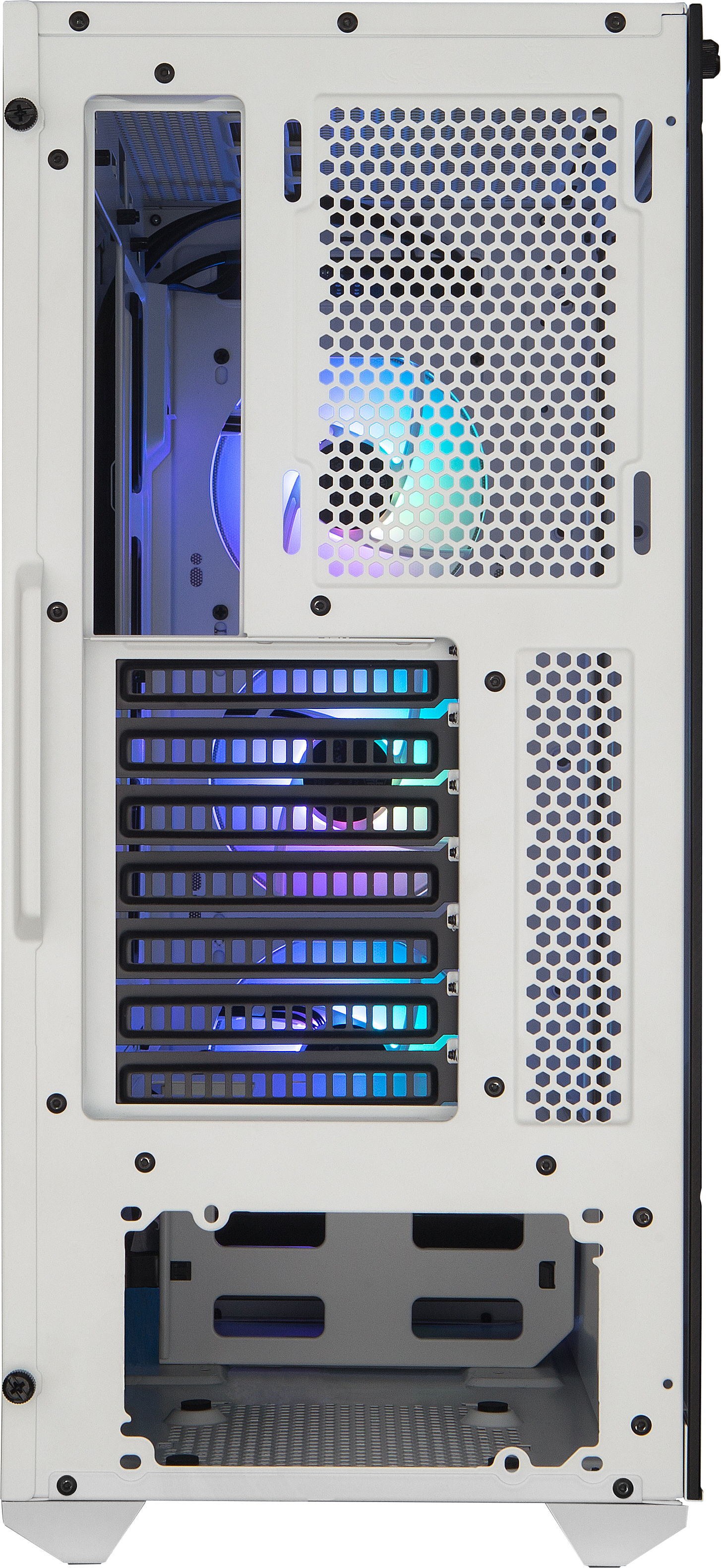 MCB-D500D-WGNN-S01 masterbox td500 mesh white, usb3.0x2, 3x120 argb fan, white, atx, w/o psu Cooler Master Cooler Master MasterBox Santreyd  - Вид №8