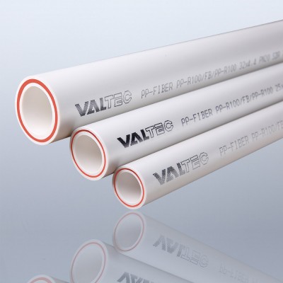 VTp.700.FB20.20 Полипропиленовая труба, армированная стекловолокном VALTEC PP-FIBER PN 20 Valtec 20 мм, по 2 м  - Вид №1