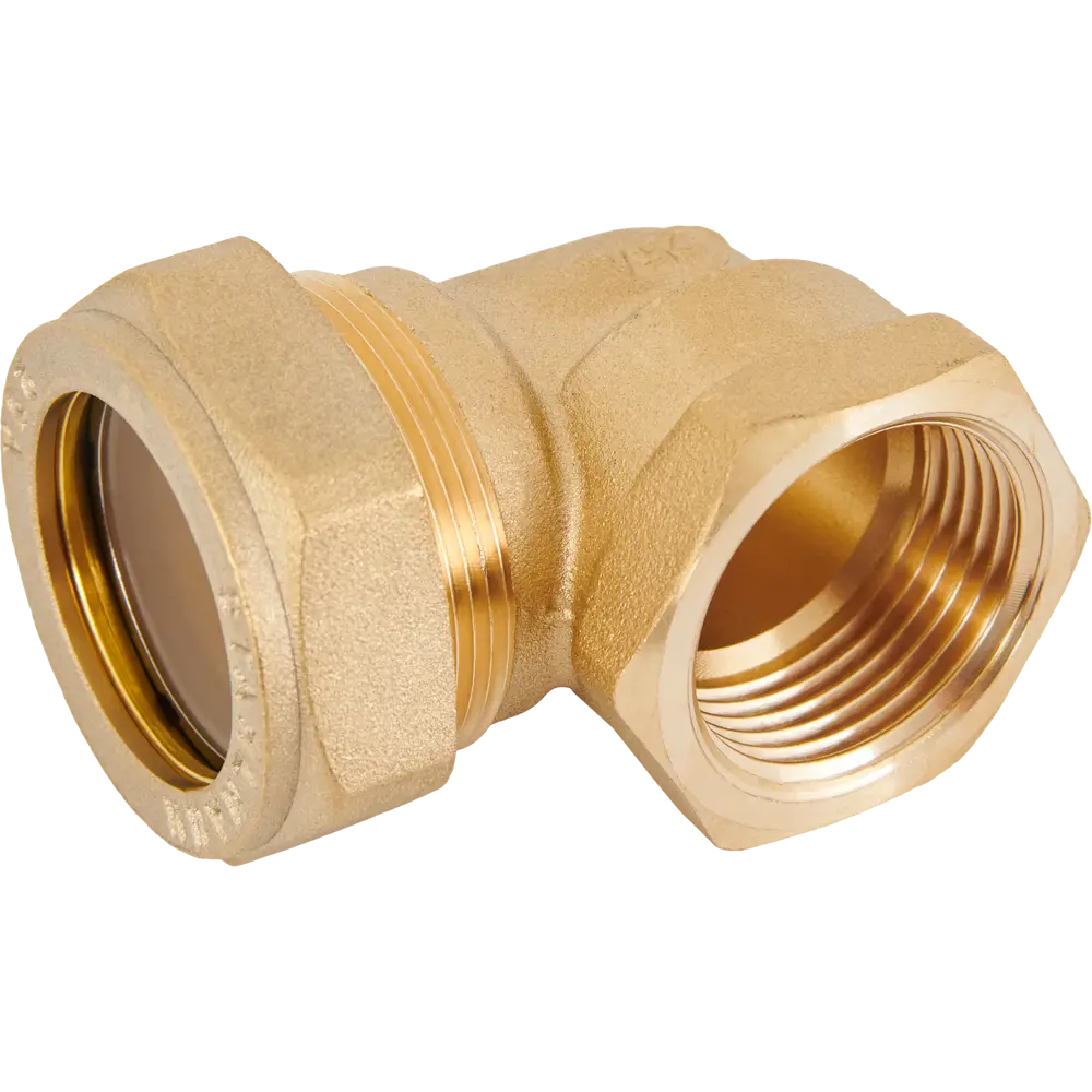 Обжимной угольник Stahlmann 1" для гофрированных труб 84754806 STLM-0054599