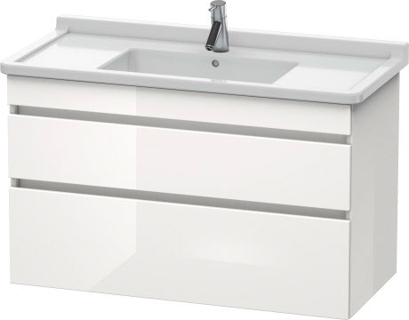 DS648907575 DuraStyle Тумбочка подвесная Лен, декор Duravit - Вид №2
