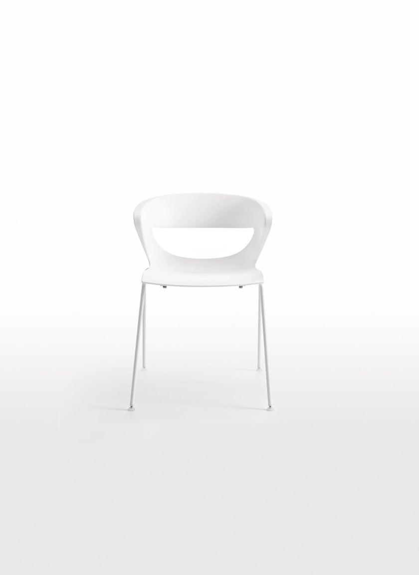 Kastel Накладной пластиковый стул с открытой спинкой Kicca sun-id-1502626 - Вид №4