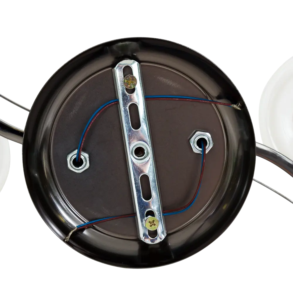 Люстра потолочная КС30057/2C, 2хЕ27х60 Вт, цвет никель КЛЮЧНИК STLM-2114086 - Вид №2