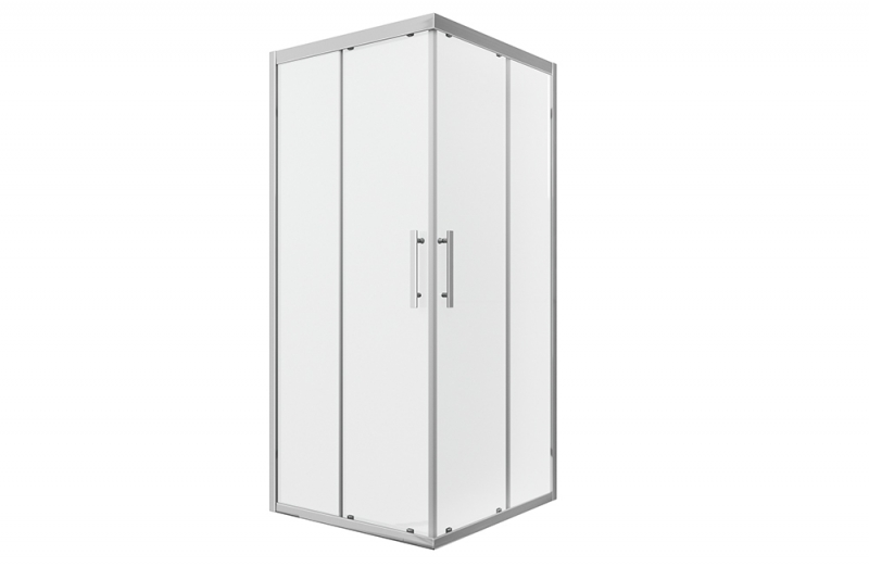 Душевое ограждение (без поддона) с двумя раздвижными дверьми STREAM BS090.2204S bravat - Вид №2