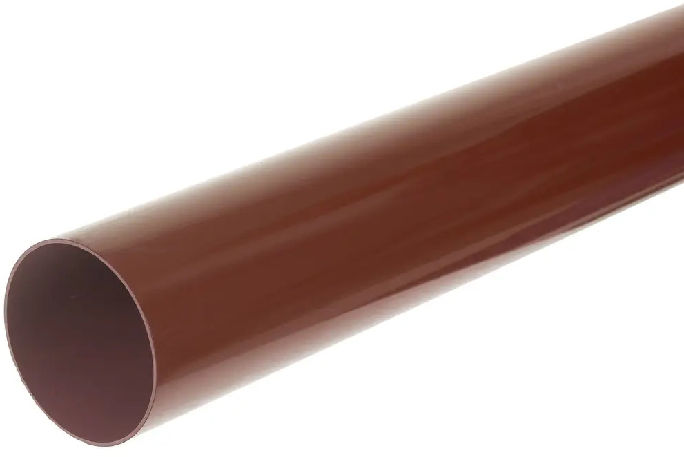 81931343 Труба водосточная 3000x90 мм цвет красный STLM-1018400