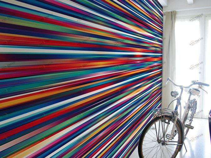 GLAMORA Виниловые обои в оптическую полоску Be emotional sun-id-1440714