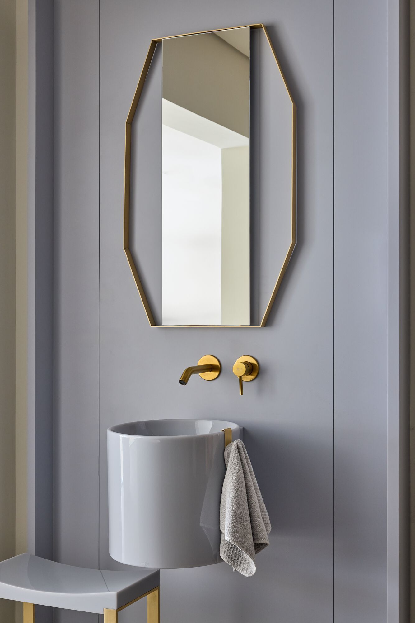 Смоляная подвесная ручная мойка Vallvé VEXO ARCH-00079965 - Вид №3