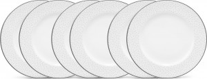 10665455 Noritake Набор из 6 тарелок десертных Noritake "Брум-стрит" 17см Фарфор костяной