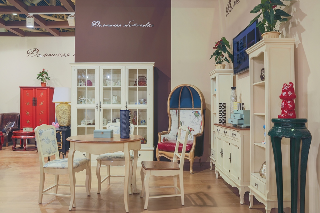 Обеденный стол круглый белый 120 см Mobilier de Maison ДОМАШНЯЯ ОБСТАНОВКА MOBILIER DE MAISON 017239 Бежевый;белый Santreyd  - Вид №10