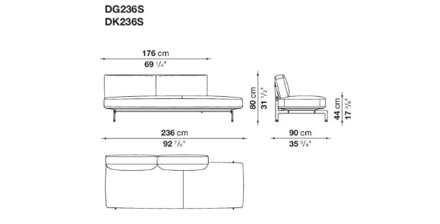 Ткань Dormeuse B&B Italia Диез ARCH-00083576 - Вид №1