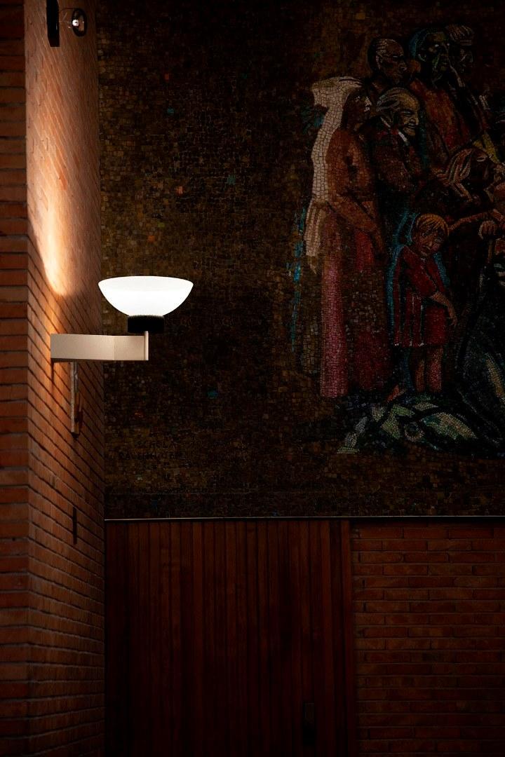 Martinelli Luce Настенный светильник из алюминия и стекла с диммером  1290/dim/l/1  - Вид №5