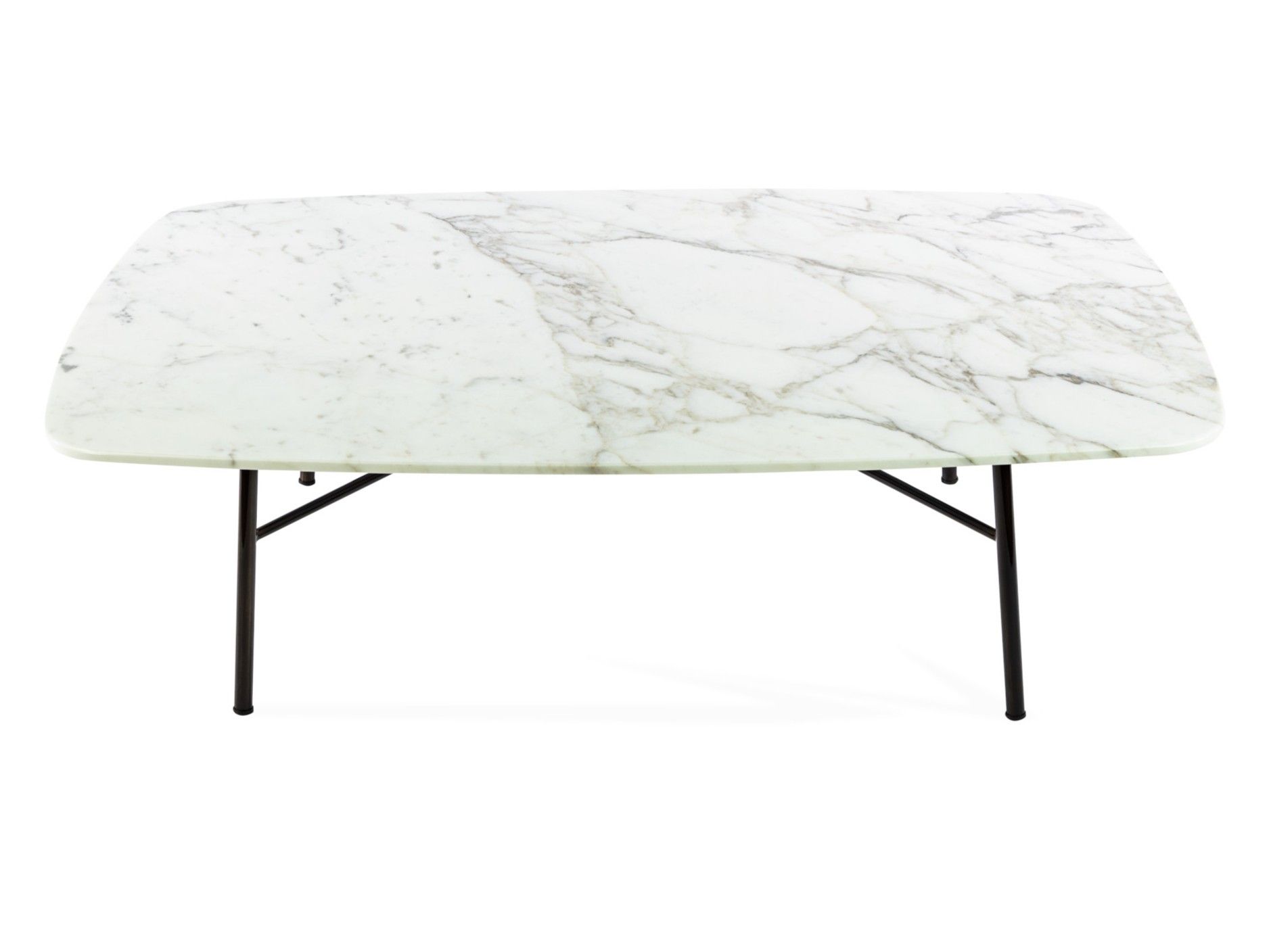Прямоугольный мраморный журнальный столик TrabA' YUKI ARCH-00000099 - Вид №1