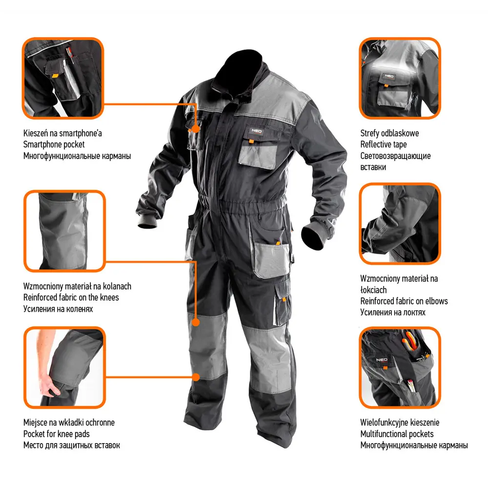 Комбинезон рабочий Neo, размер XXL/58 Neò Нет STLM-2046966 - Вид №1