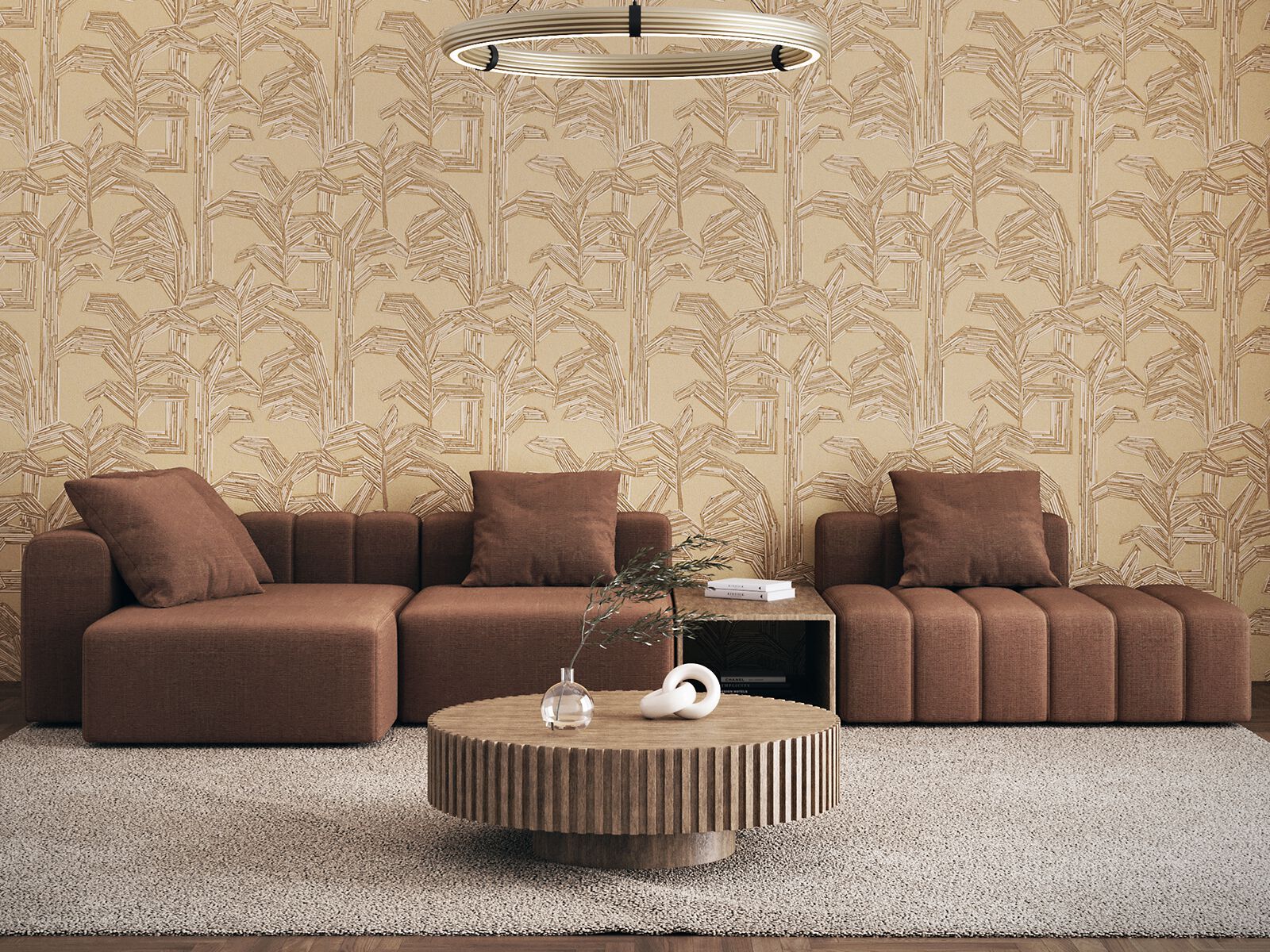 Секционный диван из ткани ANA ROQUE INTERIORS ARCH-00091452 - Вид №1