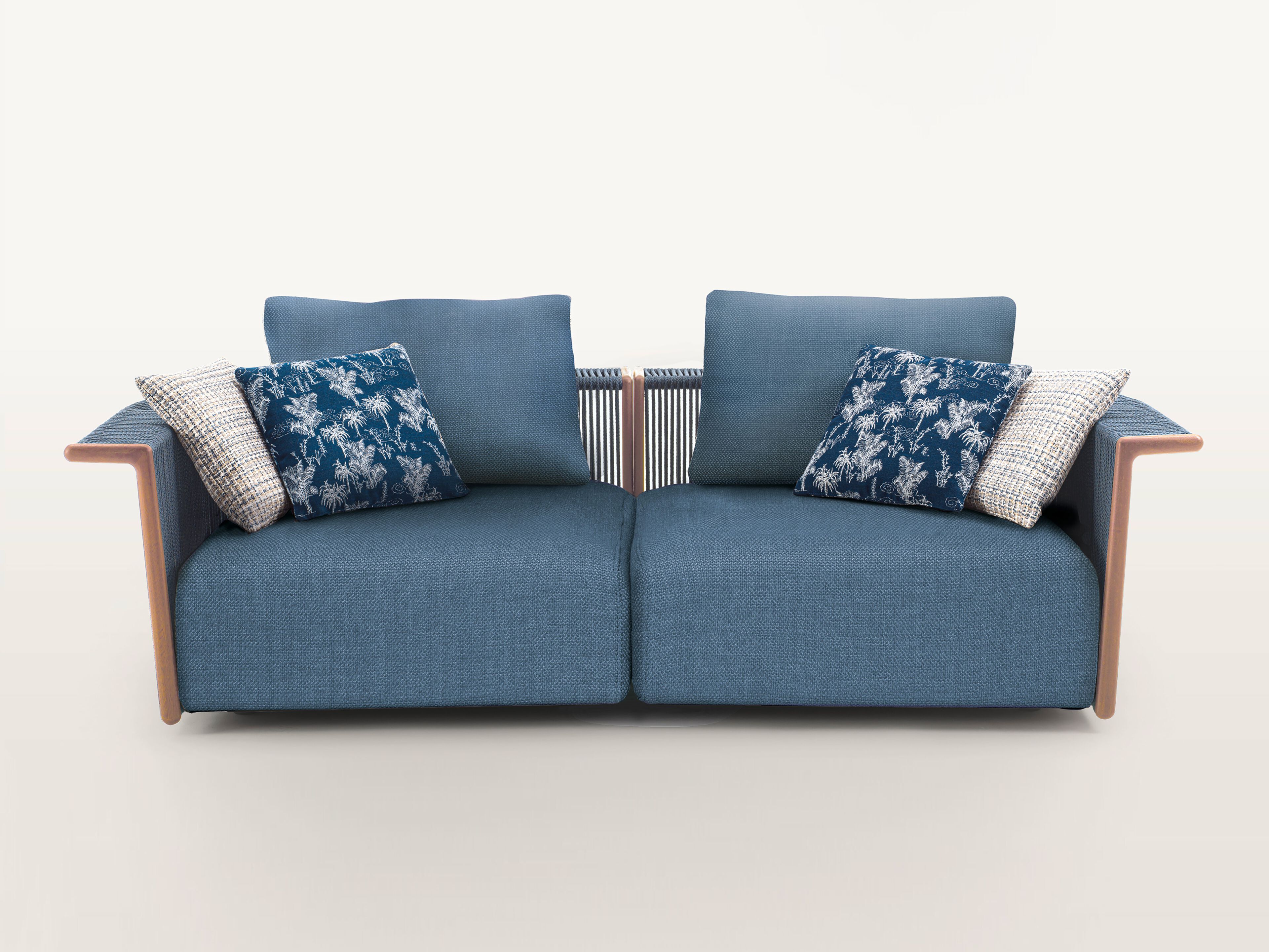 2-местный тканевый линейный садовый диван Longhi курорт ARCH-00096270