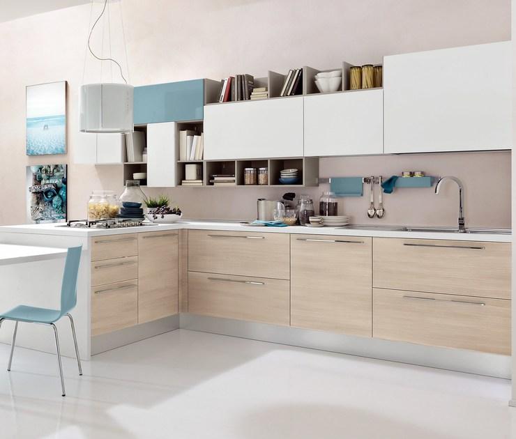 Cucine Lube Лаковая встроенная кухня Swing sun-id-1402069 - Вид №2