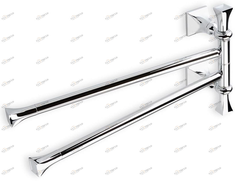 Stilhaus Поворотный держатель для полотенец из хромированной латуни Prisma Pr 16 Stil Haus