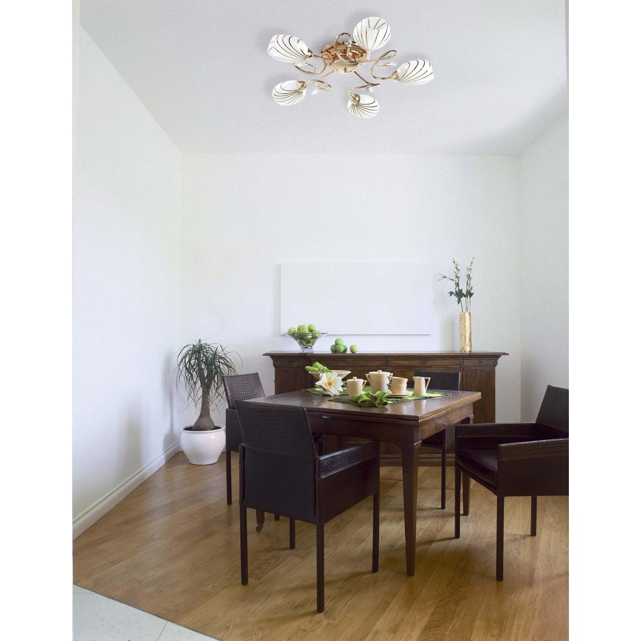 Потолочная люстра MW-Light Фиеста 267012005 MW-LIGHT ФИЕСТА 182722 Белый  - Вид №1