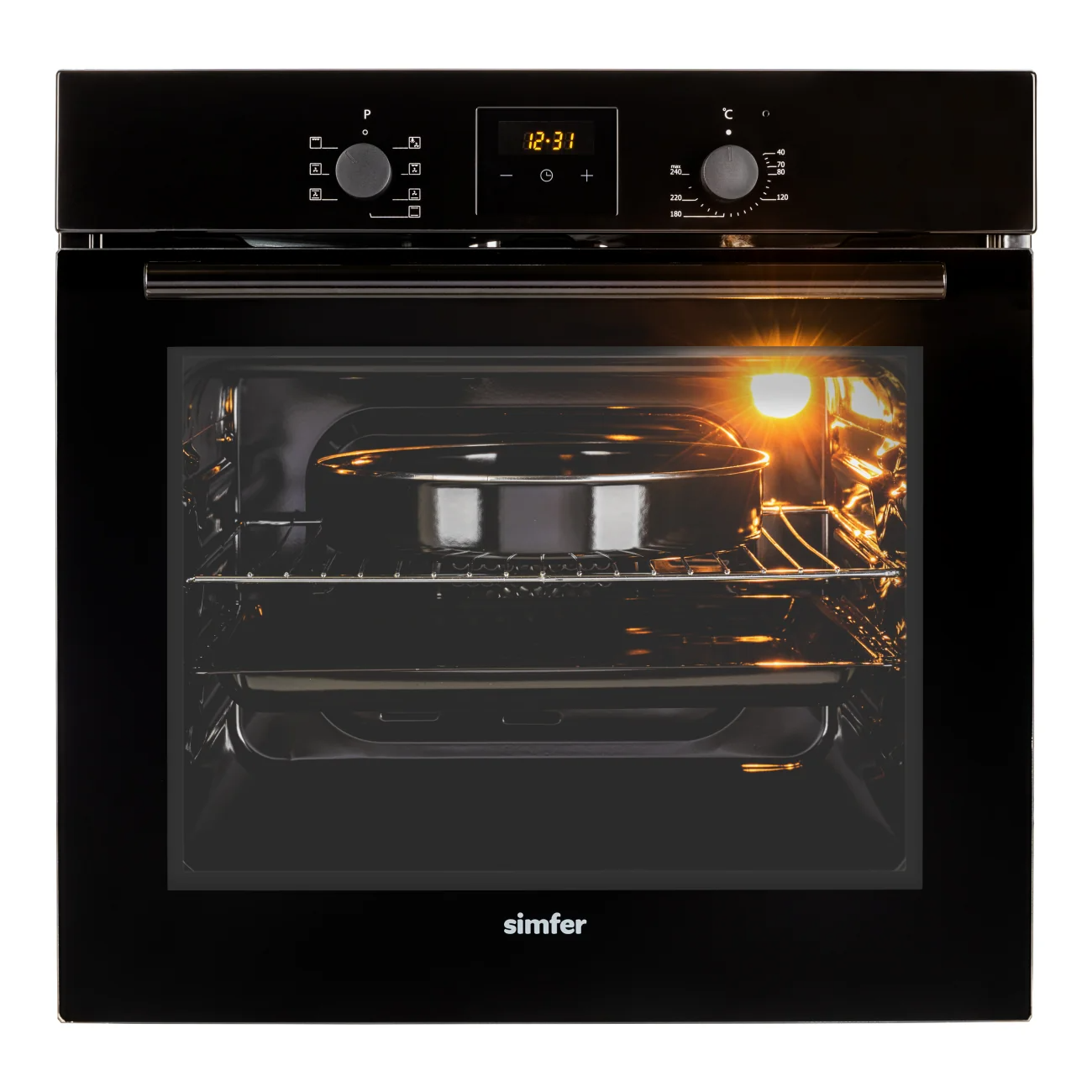 9240922 Электрический духовой шкаф Simfer B6EB68077 черный STDN-0048929 - Вид №1