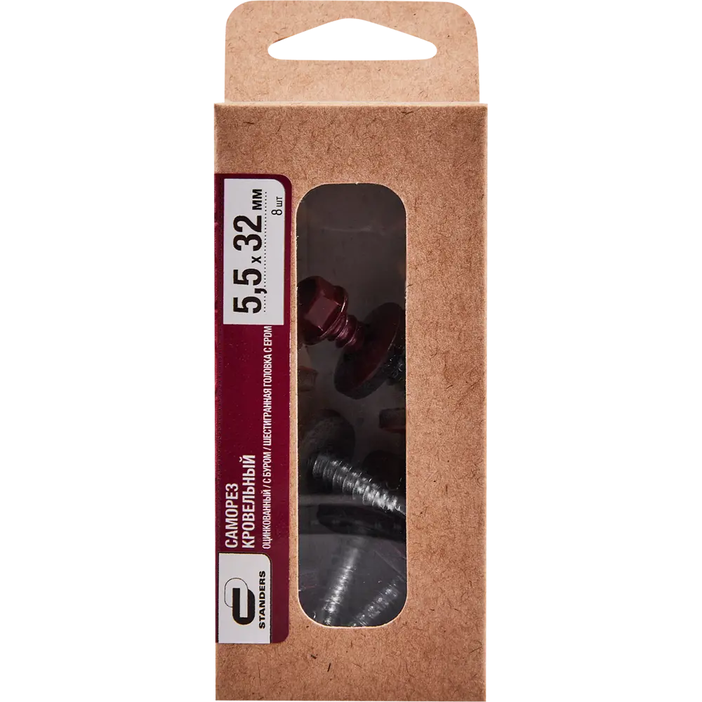 Саморезы кровельные Standers с буром для металлической обрешетки 89213027 STLM-1003779 - Вид №3