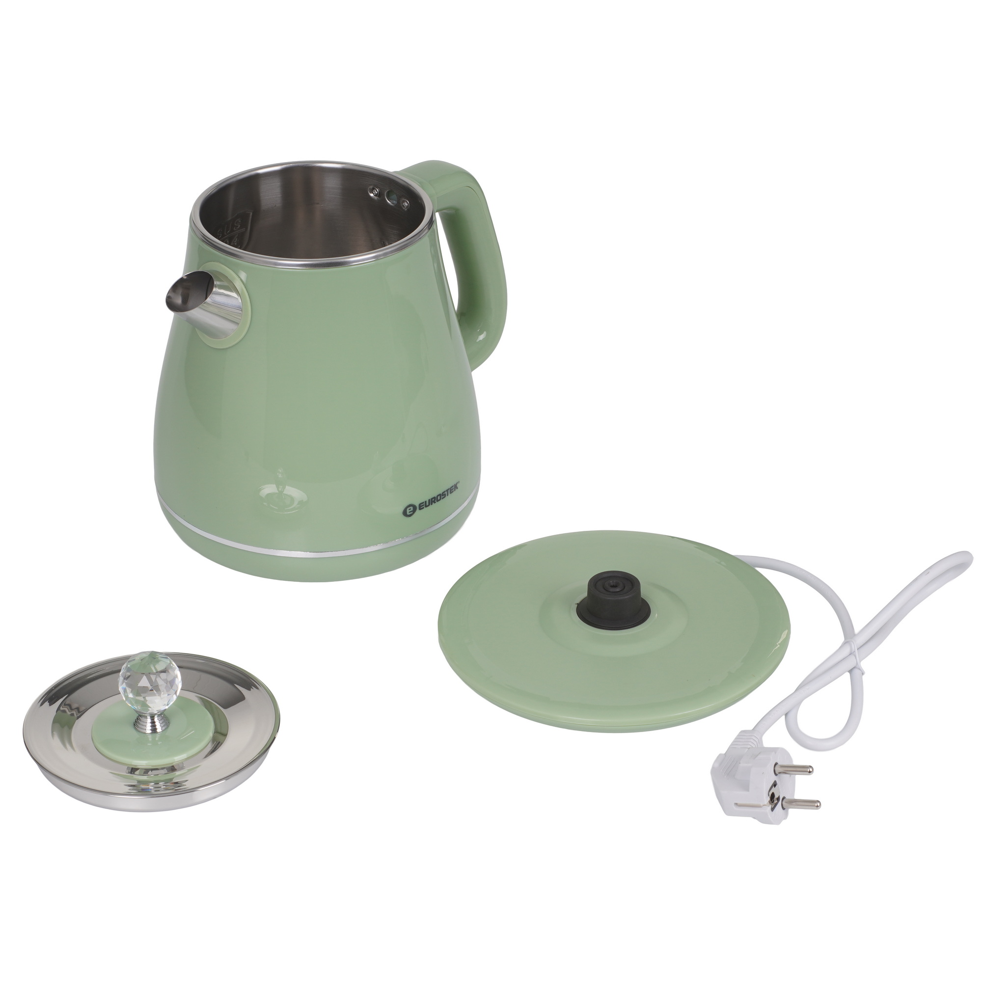 9242819 Электрочайник Eurostek EEK-1839 зеленый STDN-0143463 - Вид №4