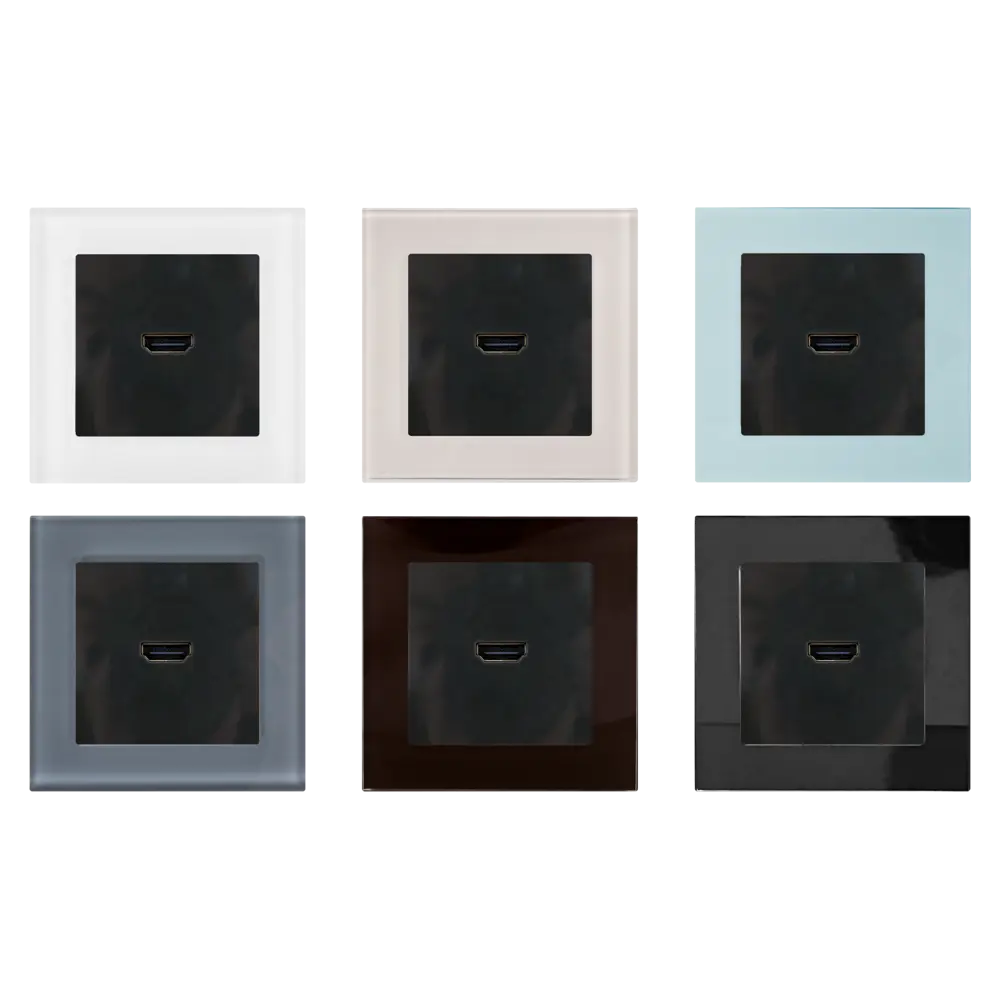 Розетка HDMI встраиваемая Werkel WL07-60-11, цвет коричневый STLM-2009851 - Вид №1