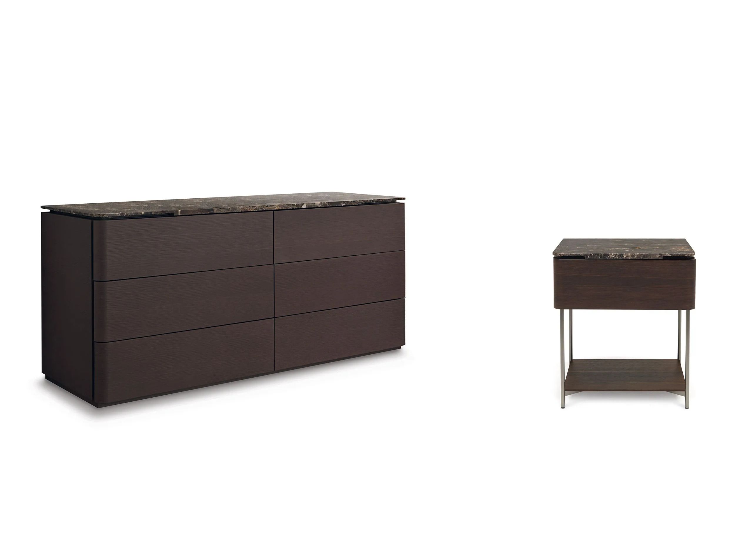 Деревянная тумбочка с мраморной столешницей MisuraEmme LINDO ARCH-00125029 - Вид №2