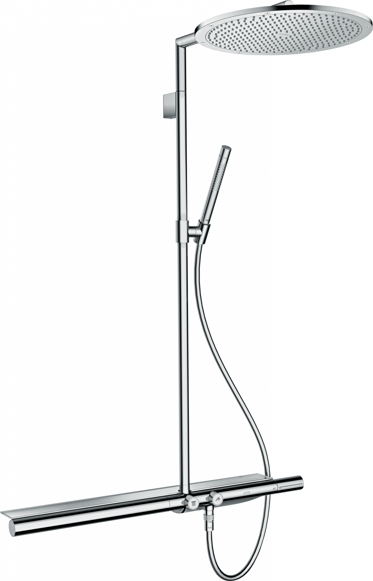 27984000 Showerpipe с термостатом 800 и верхним душем 350 1jet AXOR SHOWERSOLUTIONS