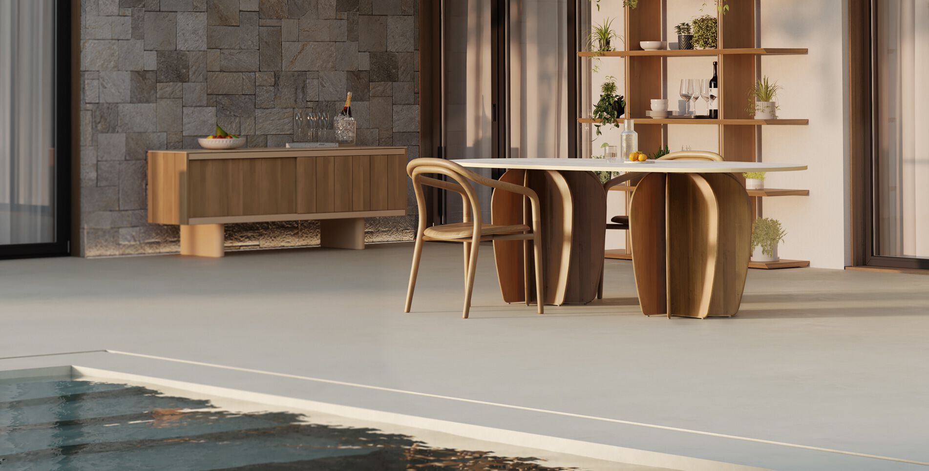 Деревянный шкаф с раздвижными дверями Punt тень ARCH-00133901 - Вид №1